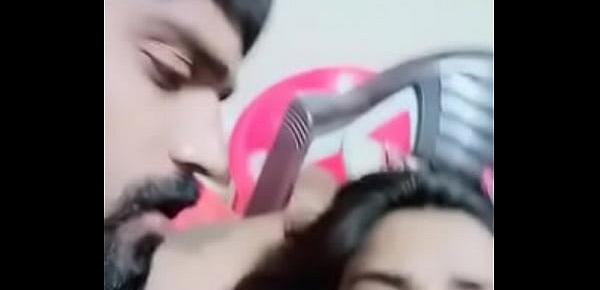  Swathi naidu getting kissed by her boyfriend